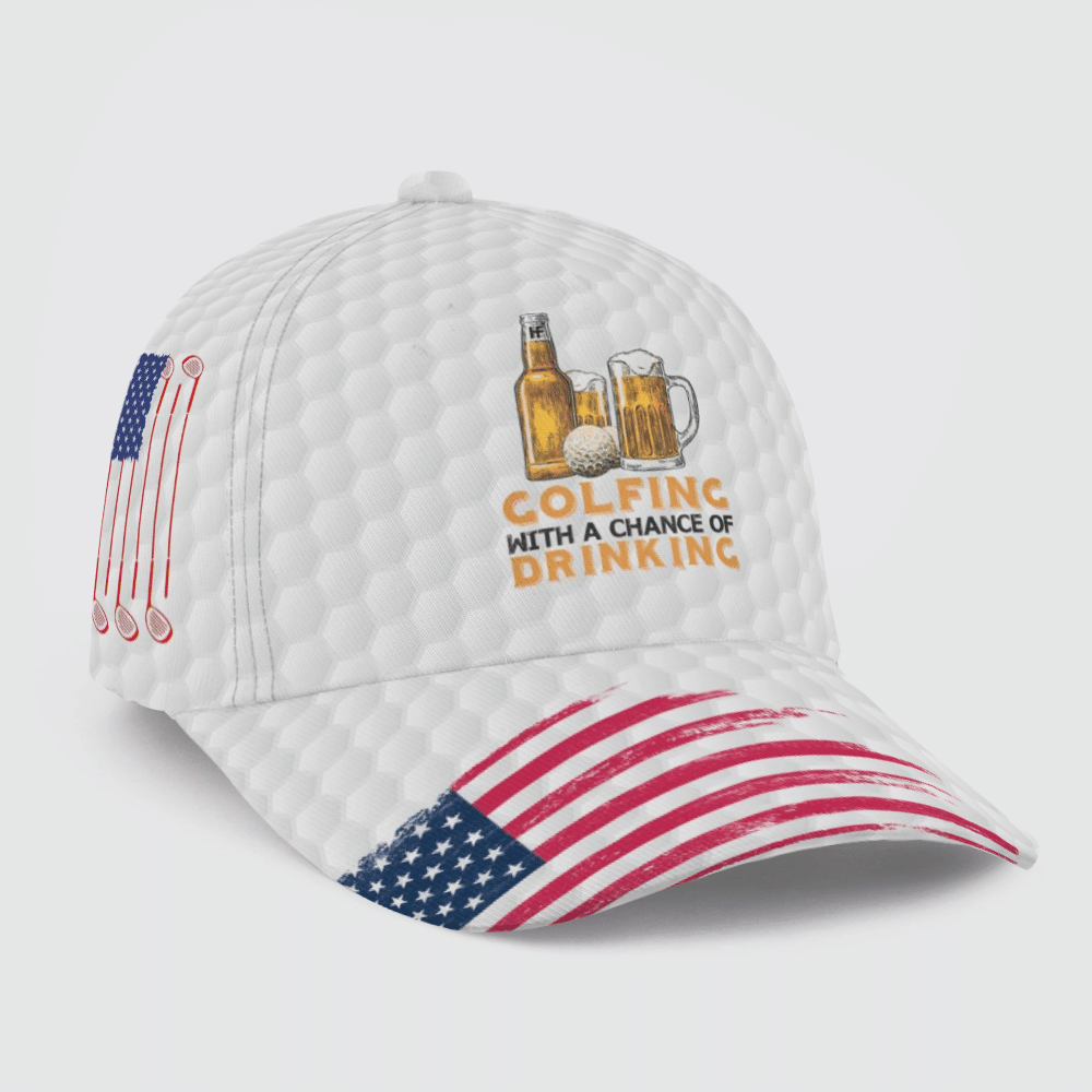 I Like Playing Golf And Drinking Beer Golf Cap Golf Hats For Men