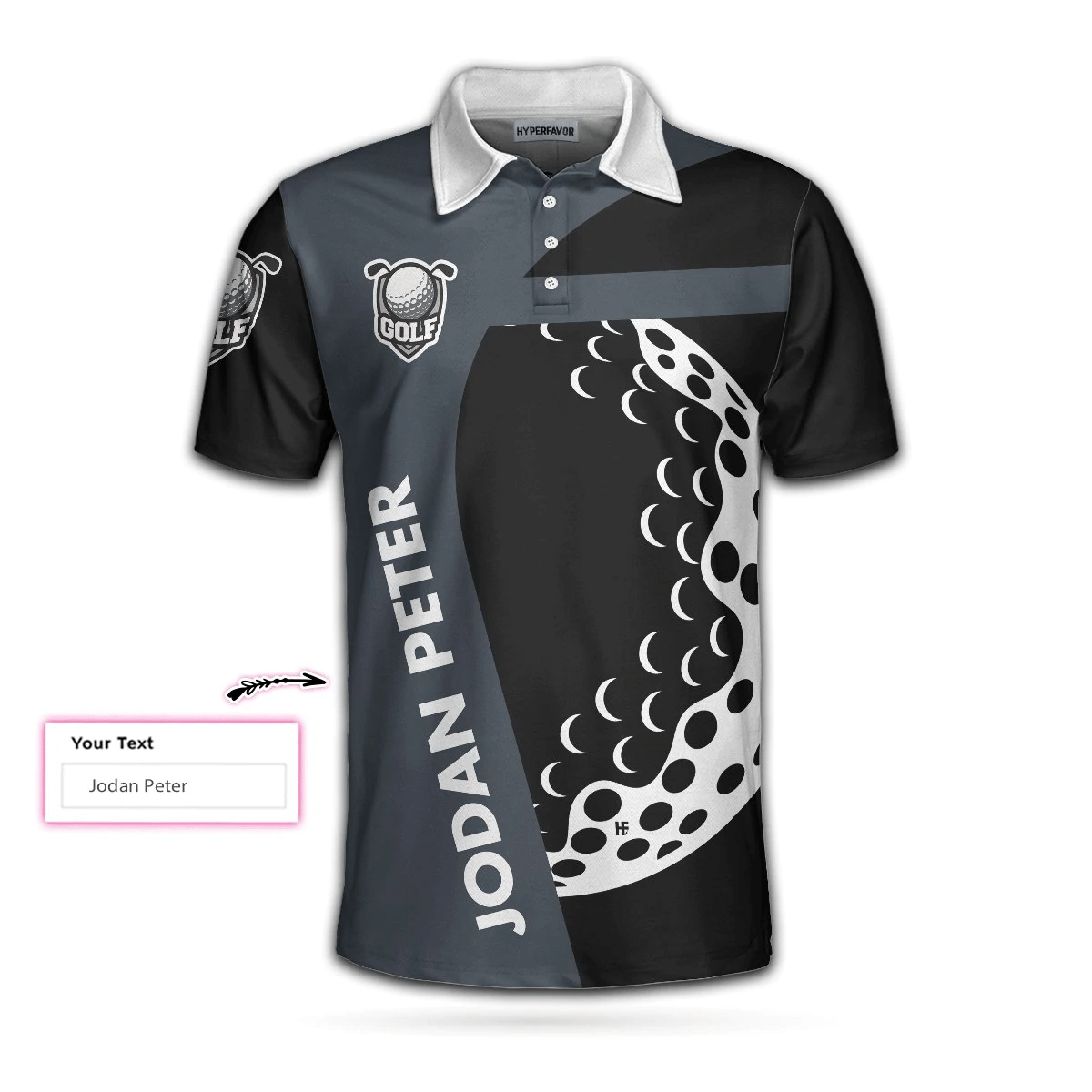 I Play Golf Because I Love It Shirt For Men Custom Polo Shirt Customized Golf Gift For Male Golfers