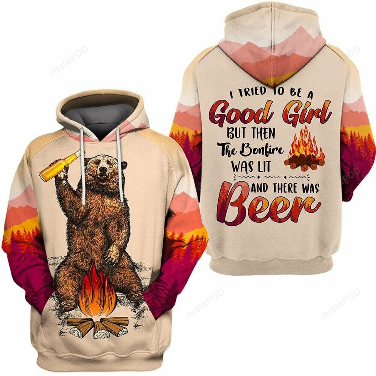 I Tried To Be A Good Girl 3d All Print Hoodie