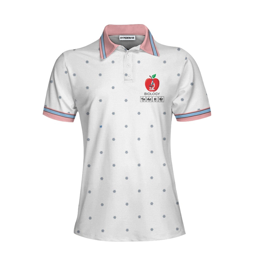 I love Biology Short Sleeve Women Polo