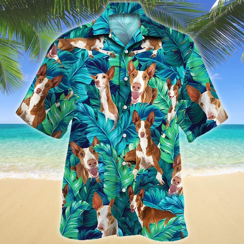 Ibizan Hound Dog Lovers Aloha Hawaiian Shirt Colorful Short Sleeve Summer Beach Casual Shirt For Men And Women