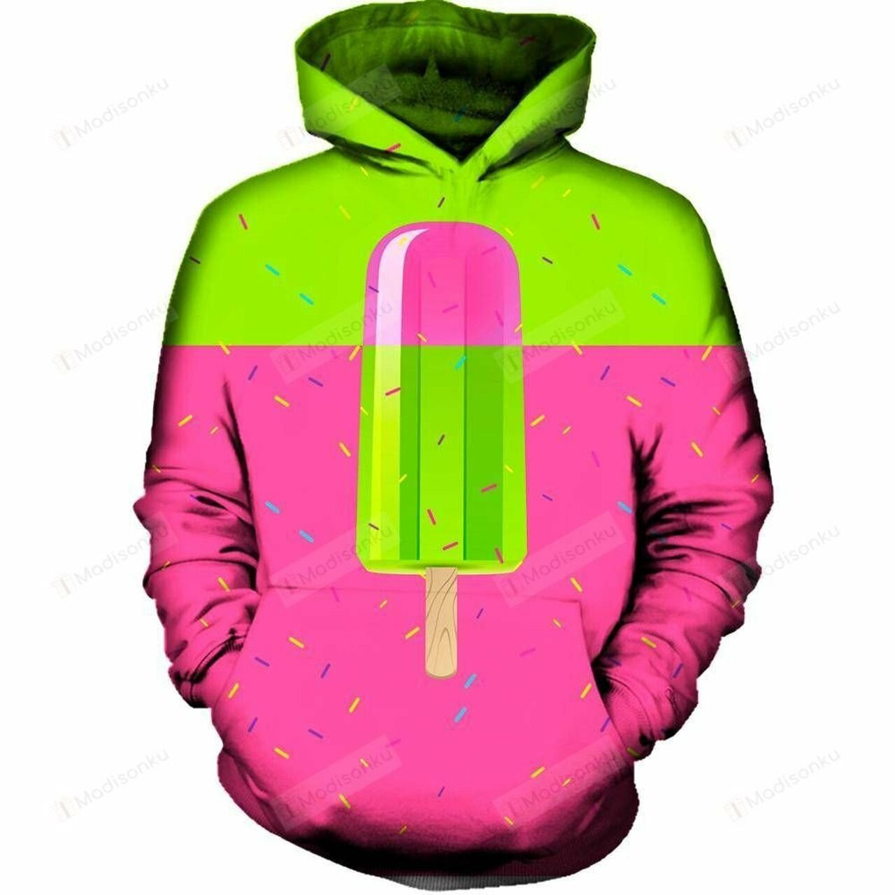 Icey Stick Party 3d All Over Printed Hoodie