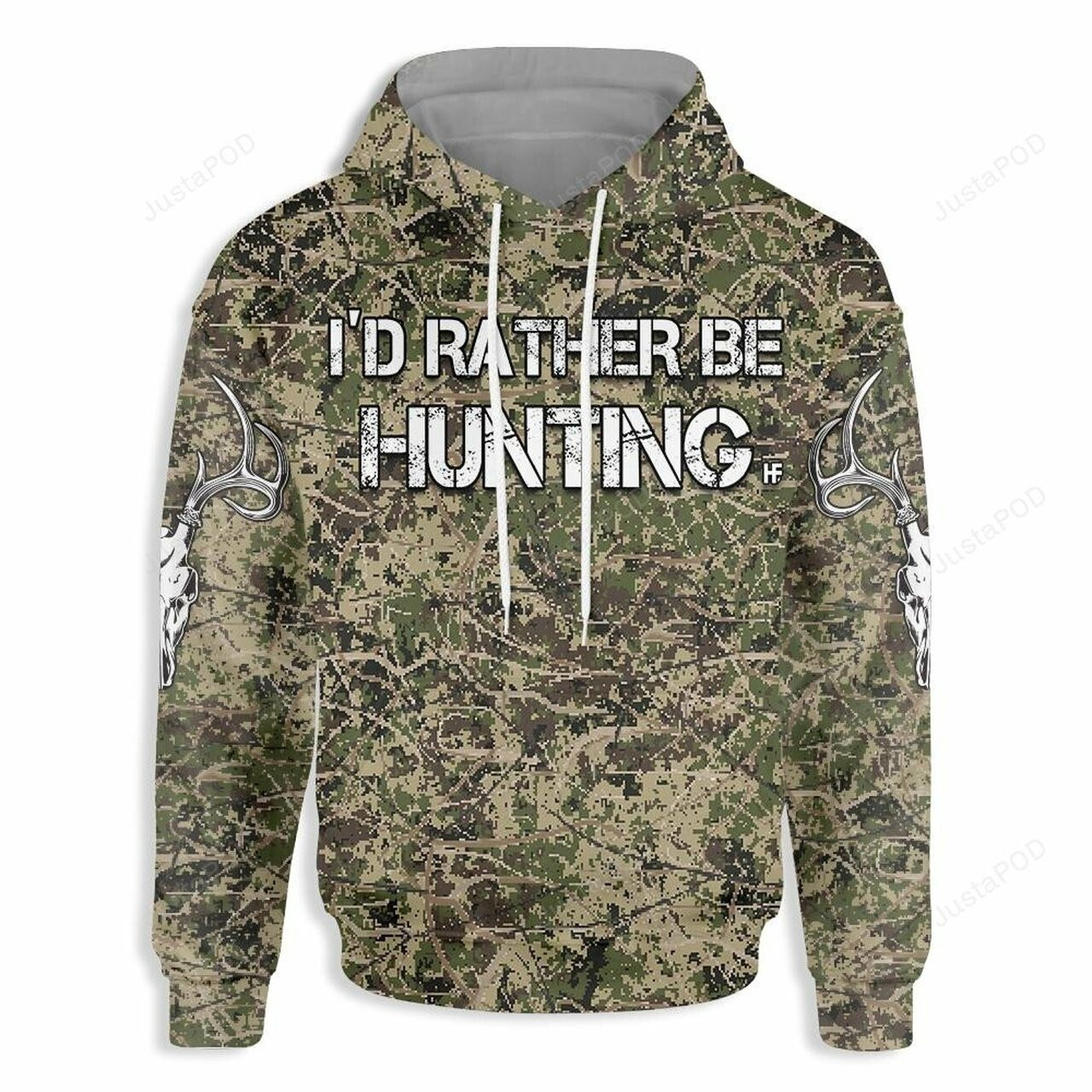 Id Rather Be Hunting 3d All Over Print Hoodie