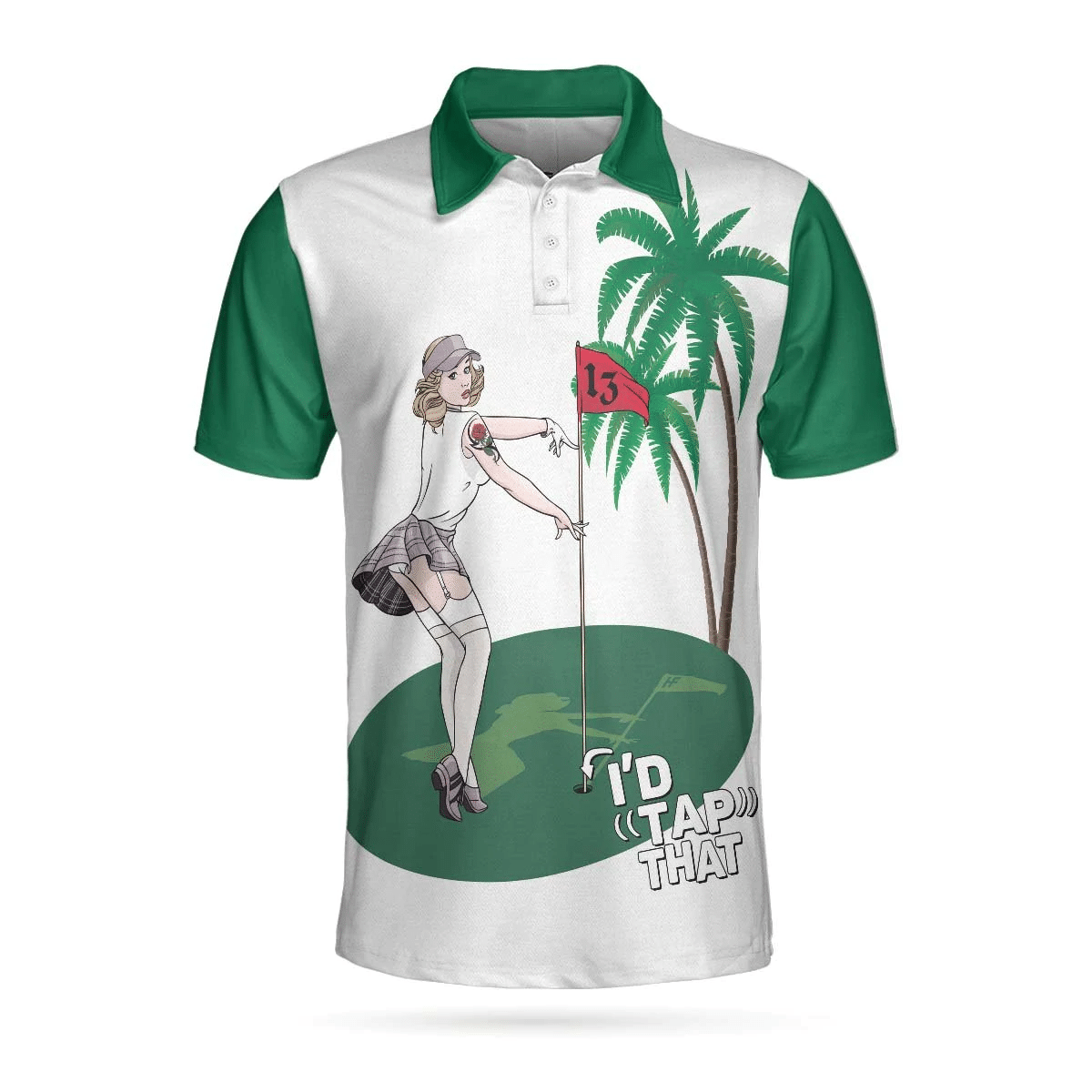 Id Tap That Short Sleeve Polo Shirt Thirteen Golf Hole Travel Polo Shirt Best Golf Shirts Short Sleeve Polo For Men