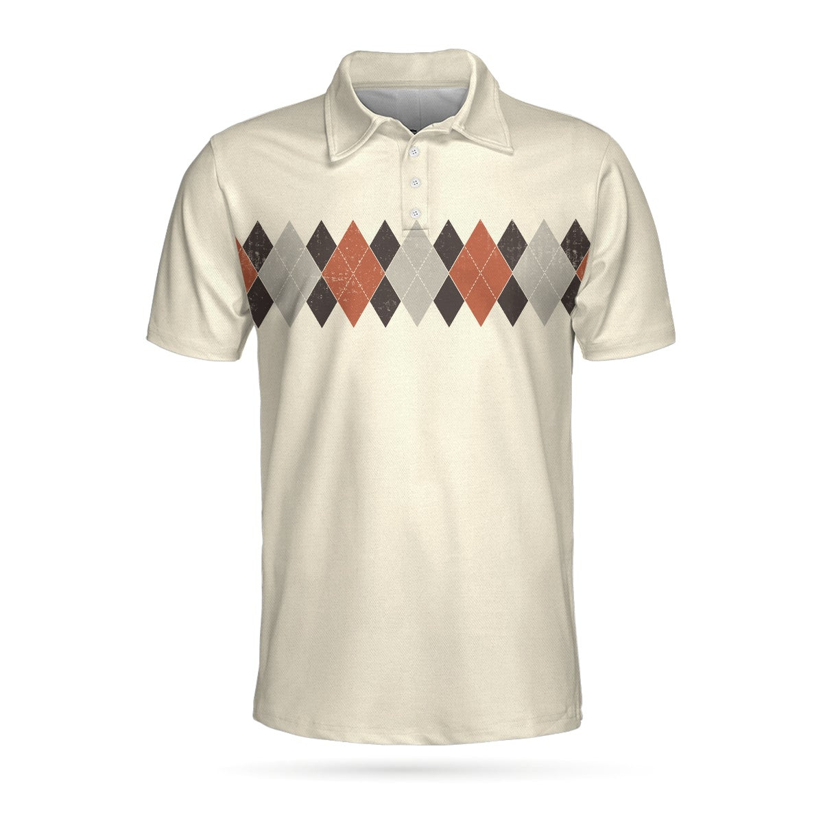 If You Wish To Hide Your Character Do Not Play Golf Polo Shirt Argyle Pattern Funny Golf Shirt For Men