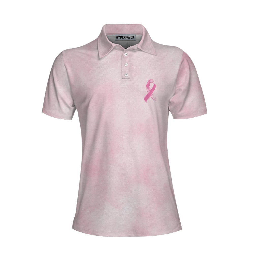 Im A Survivor Breast Cancer Short Sleeve Women Polo Shirt Breast Cancer Awareness Shirt For Ladies