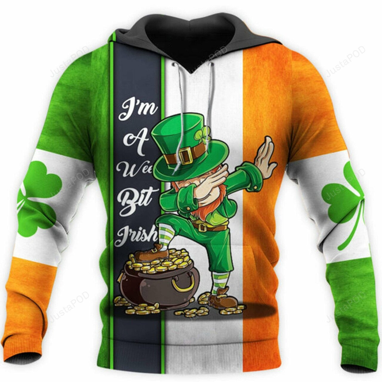 Im A Wee Bit Irish 3d All Print Hoodie, Zip-up Hoodie