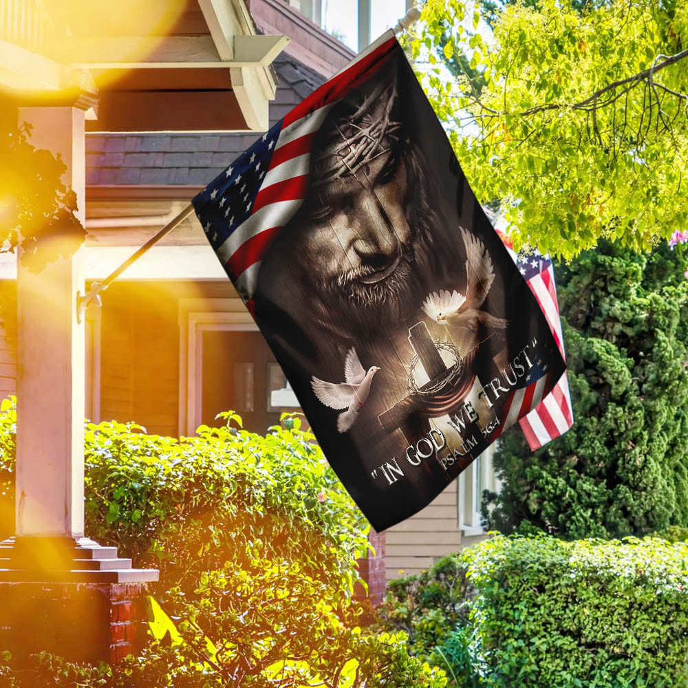 In God We Trust American Flag Jesus Flag Christian's Flag