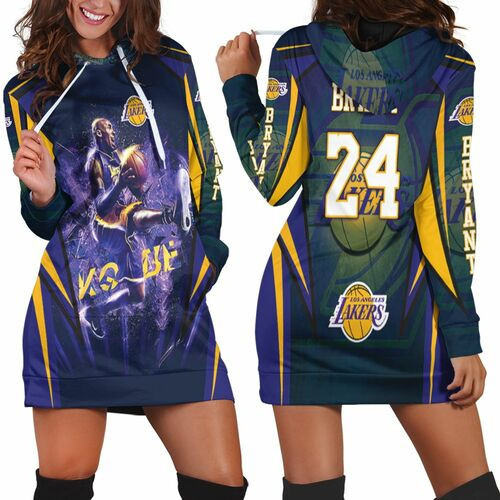 In Memories Kobe Bryant Los Angeles Lakers Hoodie Dress Sweater Dress Sweatshirt Dress