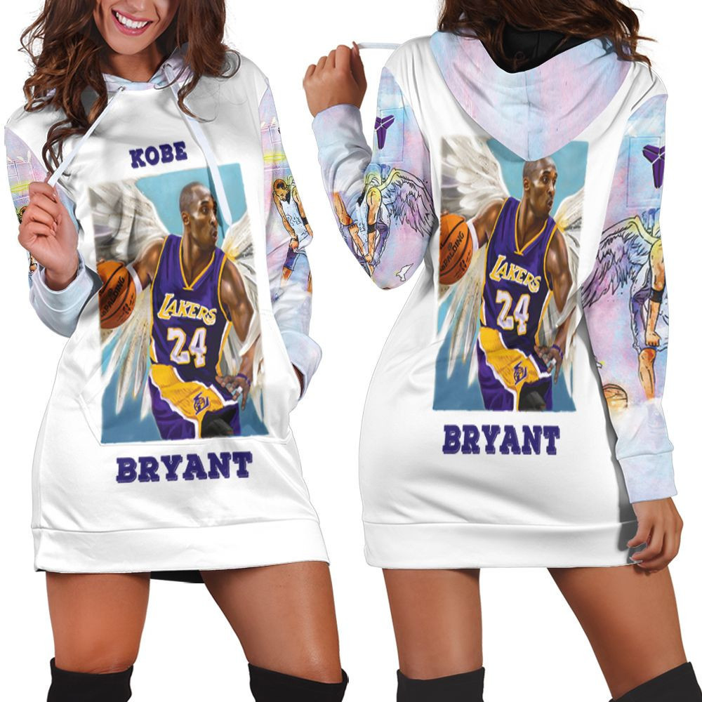In Memories Kobe Bryant Los Angeles Lakers In Heaven Hoodie Dress Sweater Dress Sweatshirt Dress