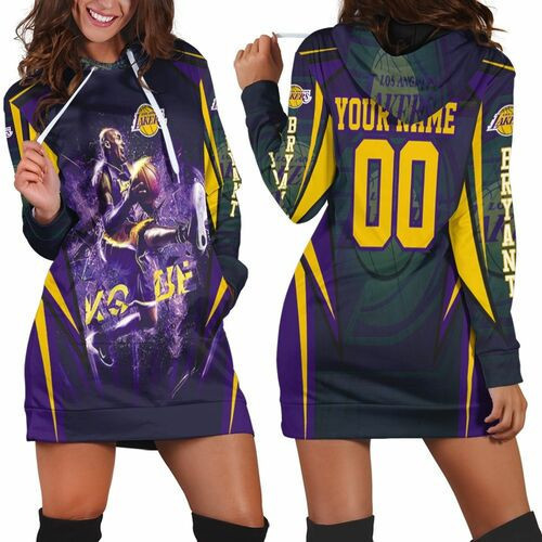 In Memories Kobe Bryant Los Angeles Lakers Personalized Hoodie Dress Sweater Dress Sweatshirt Dress