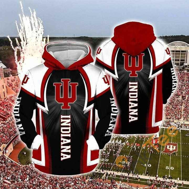 Indiana Hoosiers Ncaa For Hoosiers Lover Hoodie 3d