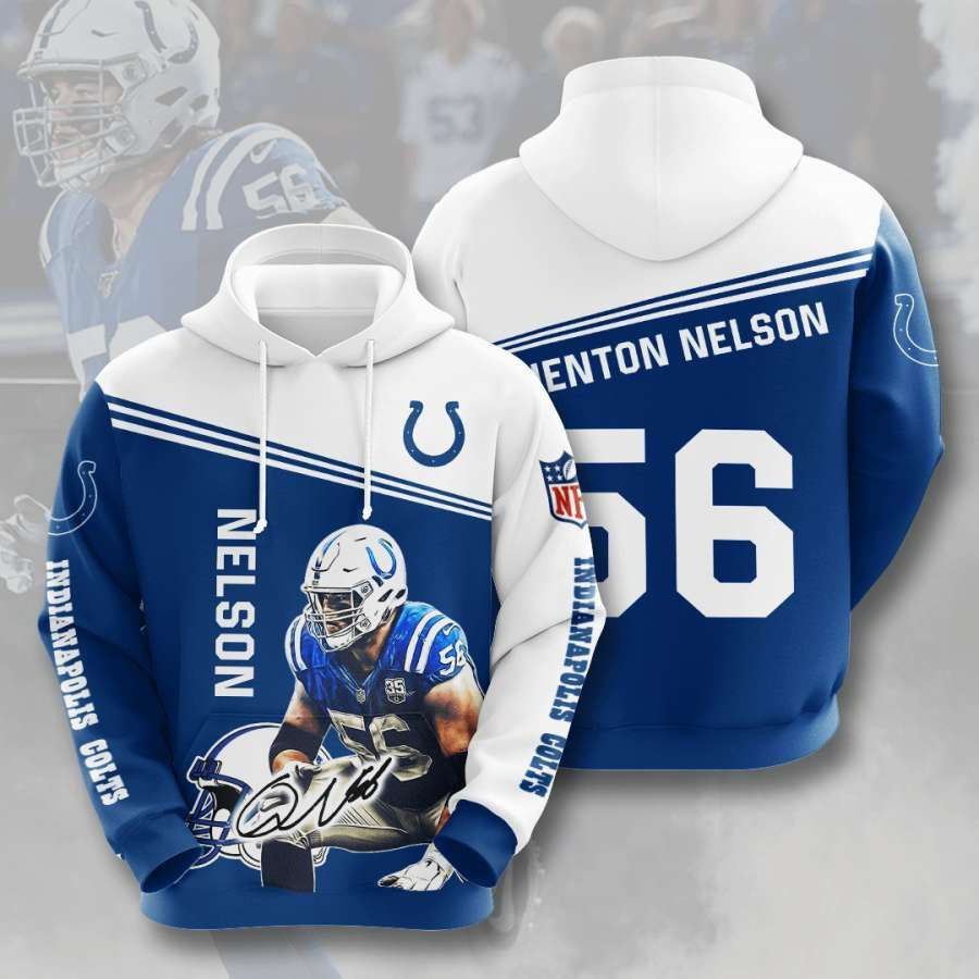 Indianapolis Colts No823 Custom Hoodie 3D All Over Print