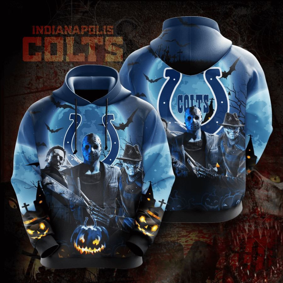 Indianapolis Colts No834 Custom Hoodie 3D All Over Print