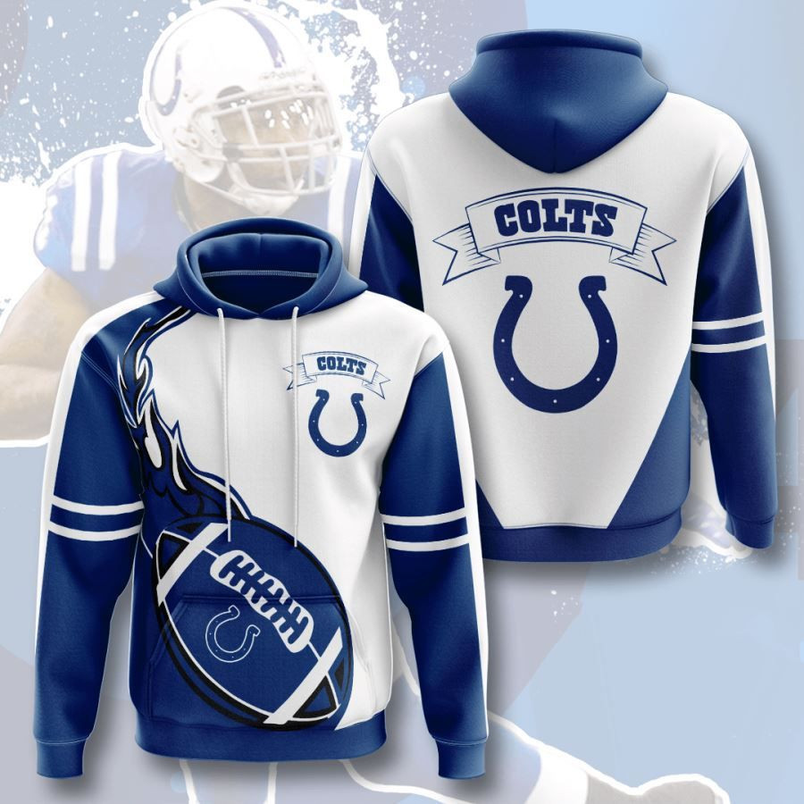 Indianapolis Colts No836 Custom Hoodie 3D All Over Print