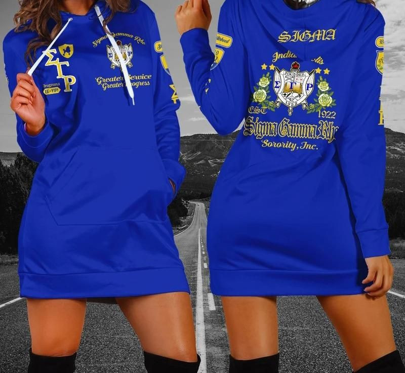 Indianapolis Sigma Gamma Rho Hoodie Dress For Women