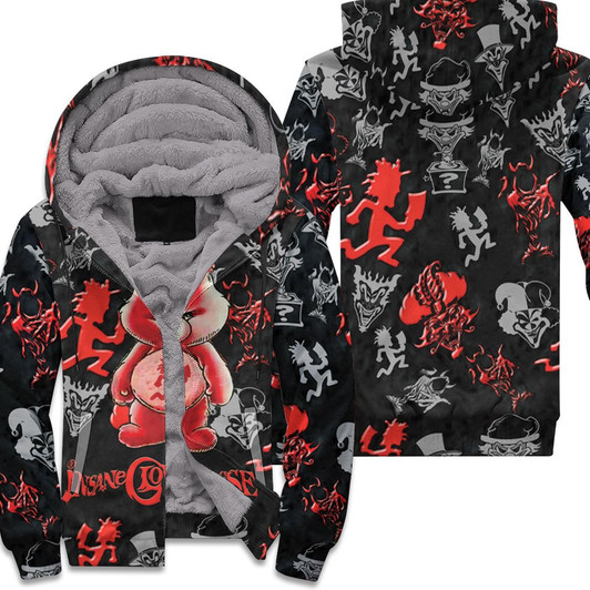 Insane Clown Posse Sugar Bear Full 3D Fleece Hoodie