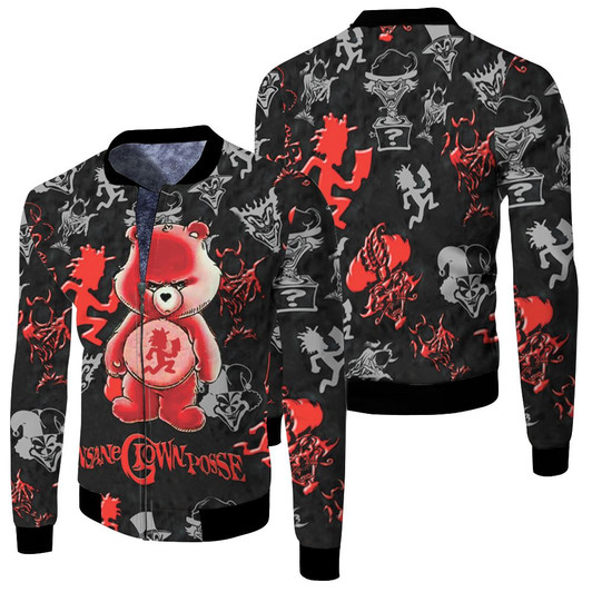 Insane Clown Posse Sugar Bear Full Fleece Bomber Jacket