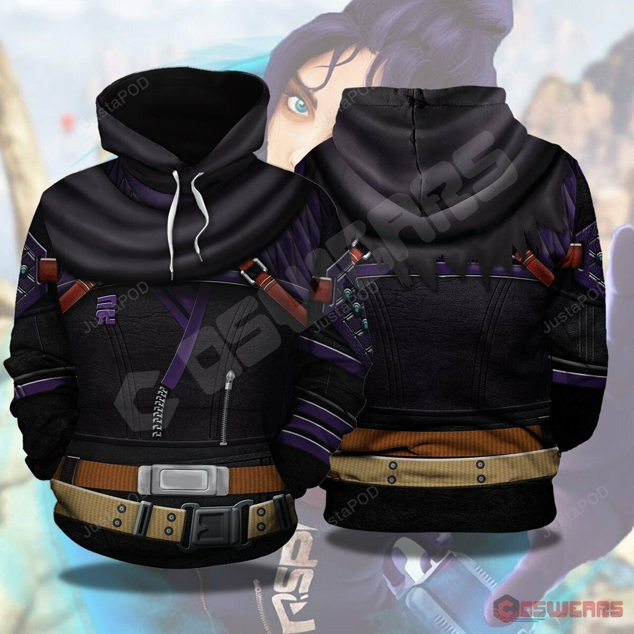 Inspired By Apex Legends Wraith 3d All Over Print Hoodie