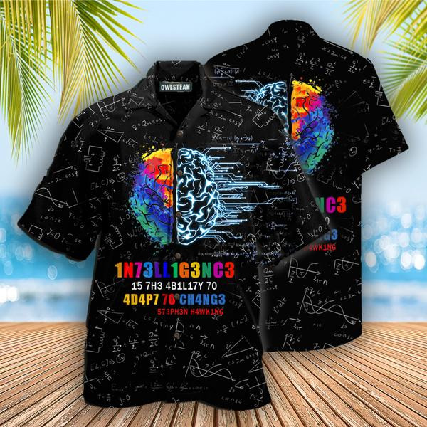 Intelligence Funny Edition - Hawaiian Shirt - Hawaiian Shirt For Men