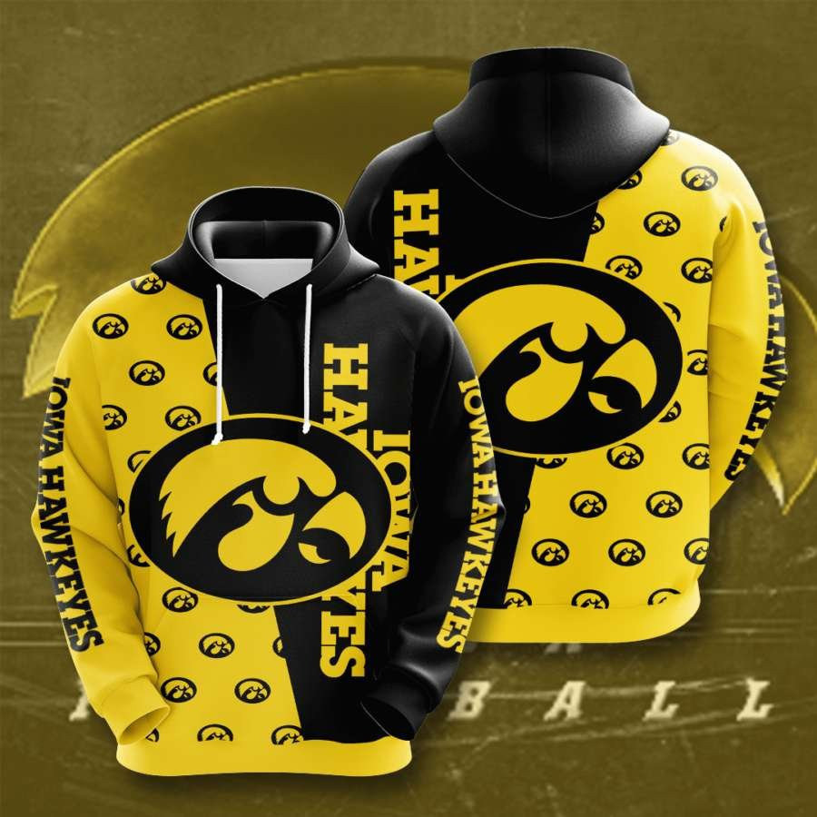 Iowa Hawkeyes No851 Custom Hoodie 3D