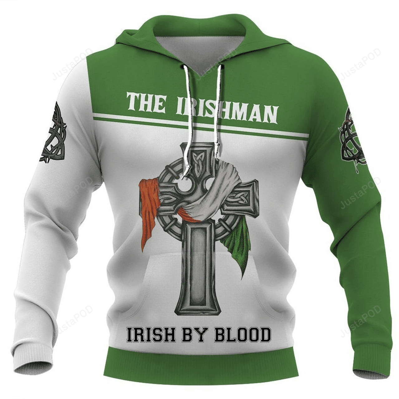 Irish By Blood Stpatricks Day 3d All Over Print Hoodie, Zip-up Hoodie