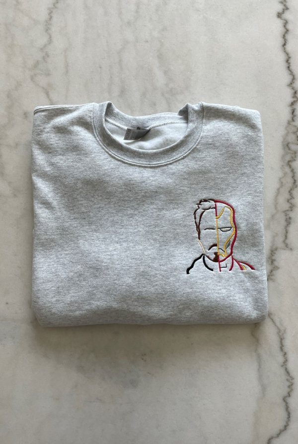 Iron Man Embroidered Sweatshirt