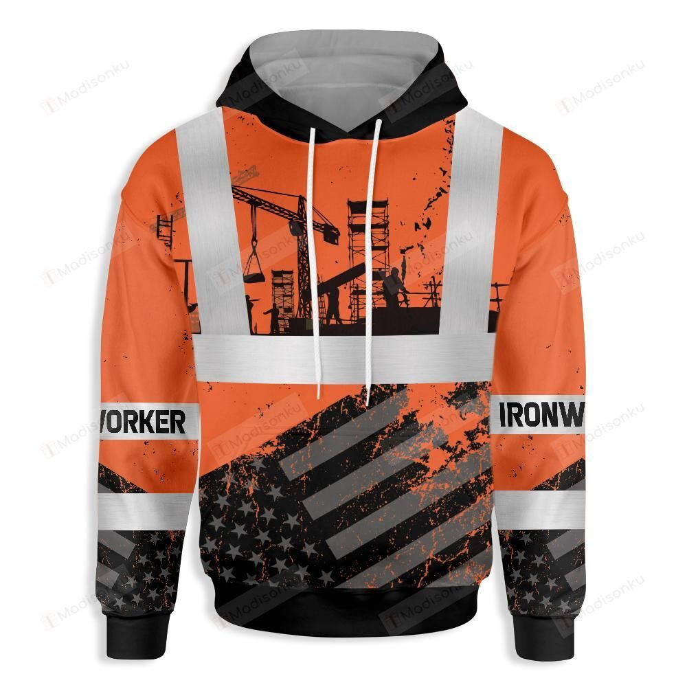 Ironworker 3D All Over Print Hoodie