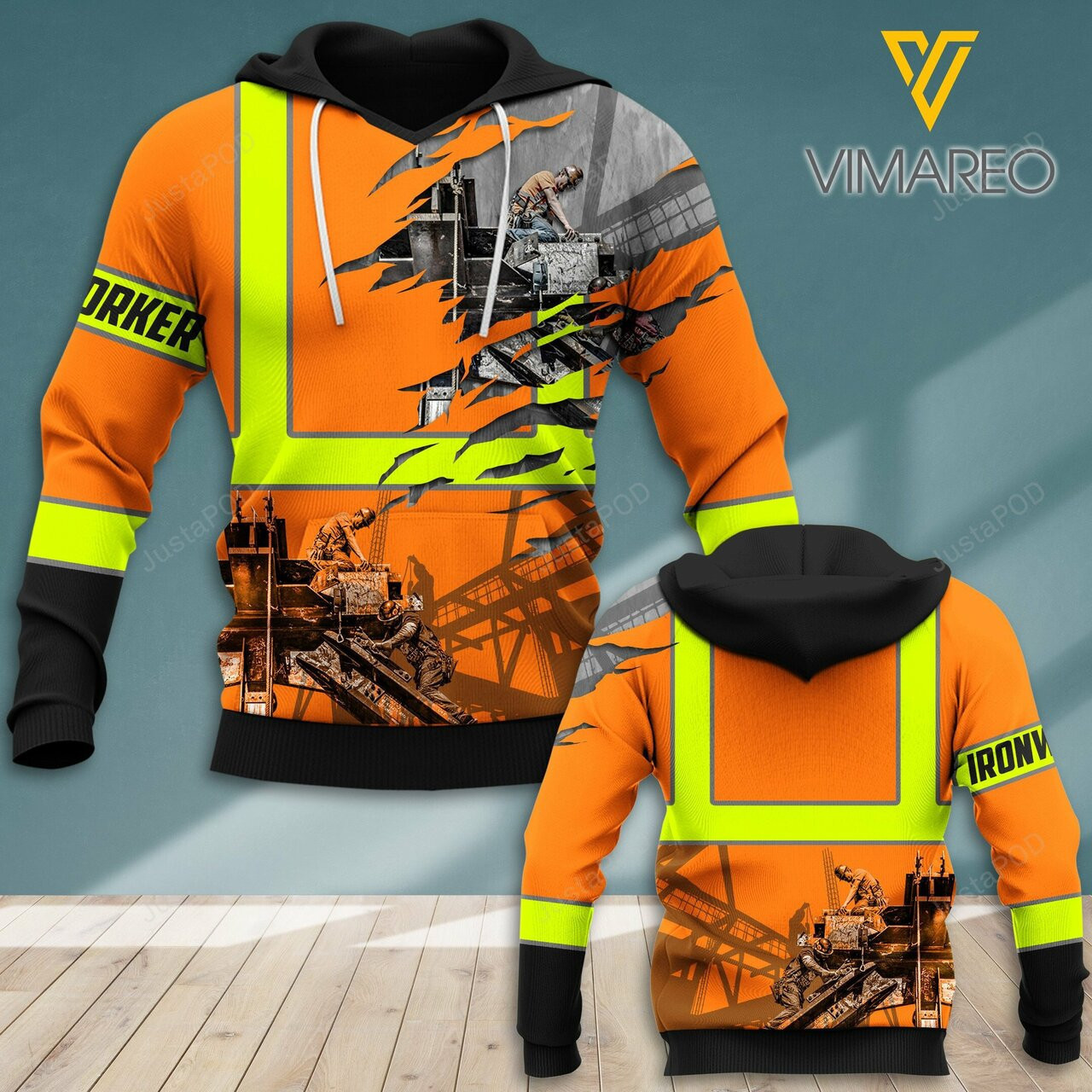 Ironworker 3d All Over Print Hoodie