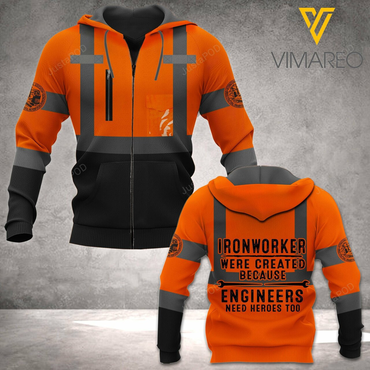 Ironworker 3d All Over Print Hoodie