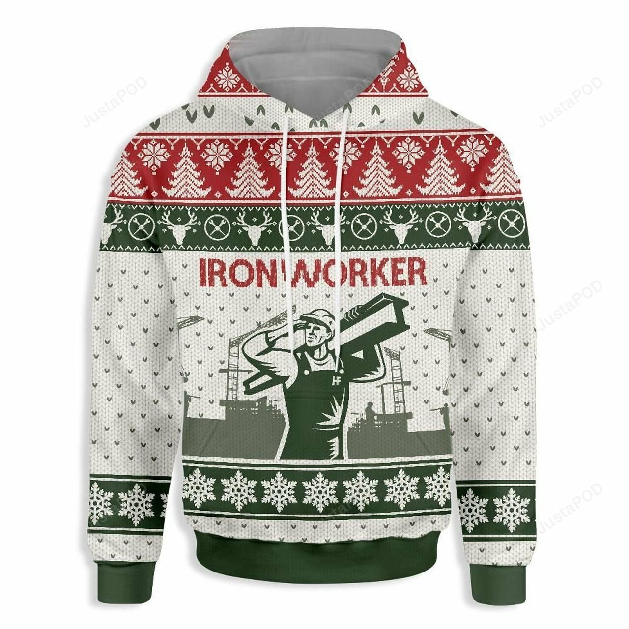 Ironworker Christmas 3d All Over Print Hoodie