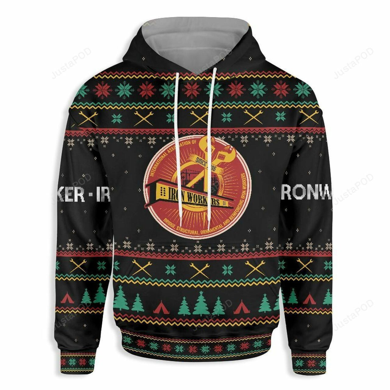 Ironworker Christmas 3d All Over Print Hoodie