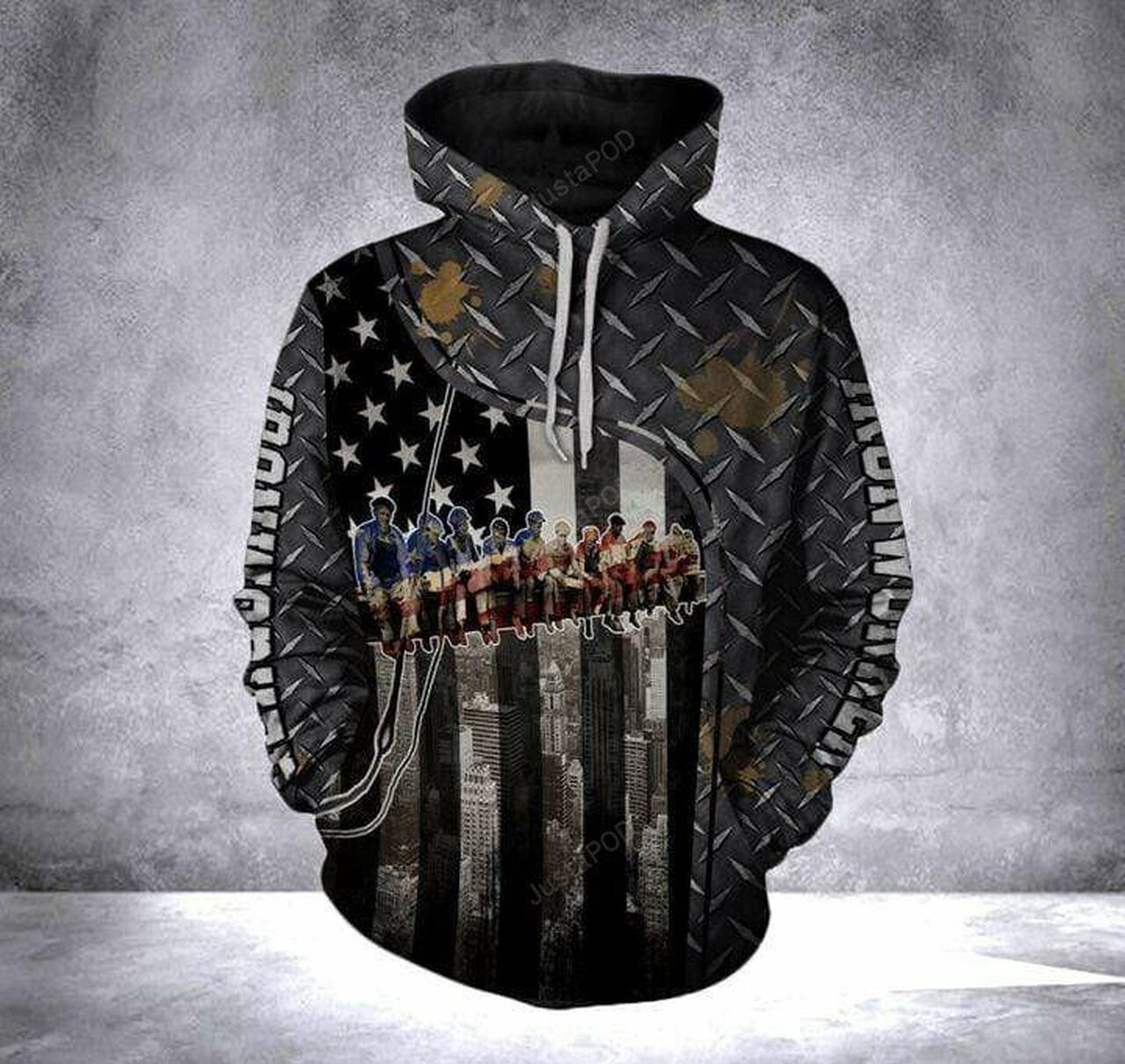 Ironworker Flag 3d All Print Hoodie