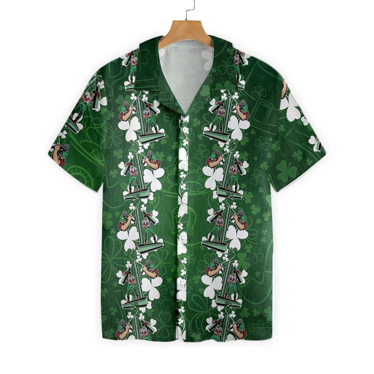 Ironworker Shamrock Happy Saint Patricks Day Hawaiian Shirt