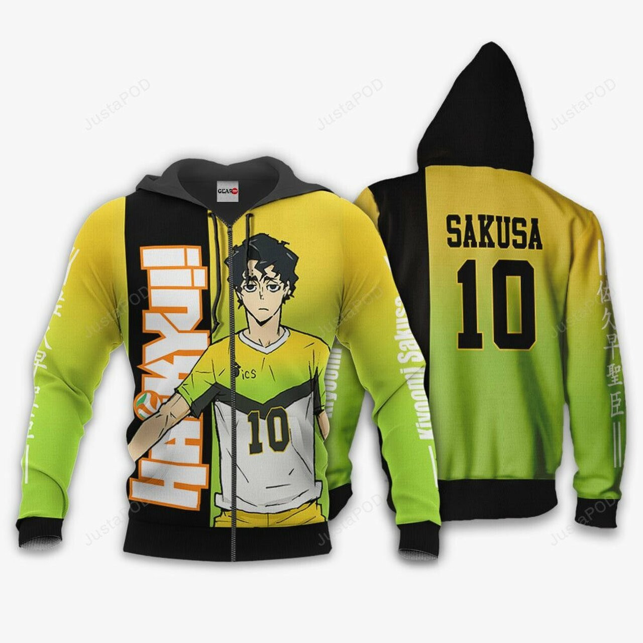 Itachiyama Kiyoomi Sakusa Haikyuu Anime 3d All Over Print Hoodie