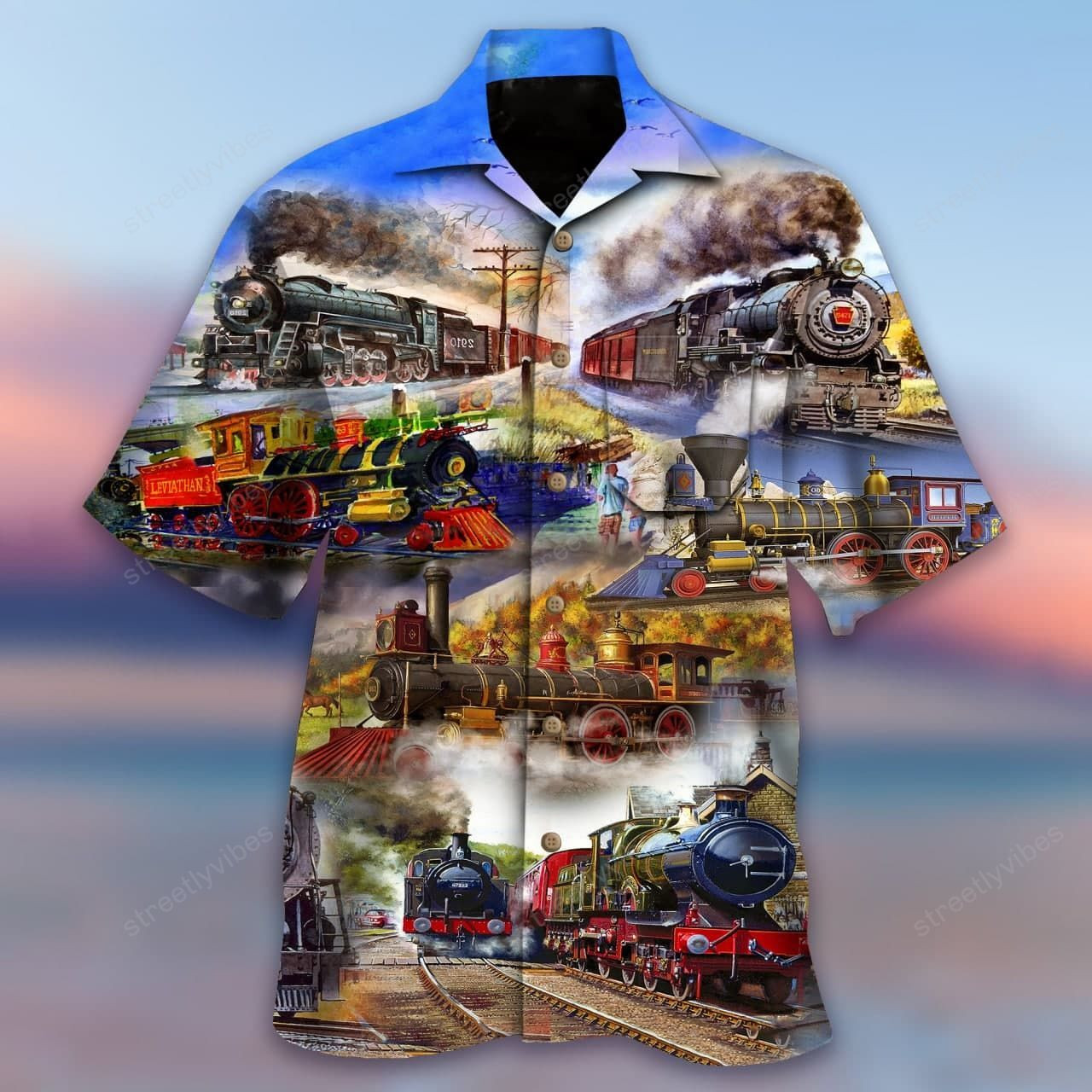 It's Better To Travel Well Than To Arrive Train Hawaiian Shirt Hawaiian Shirt For Men