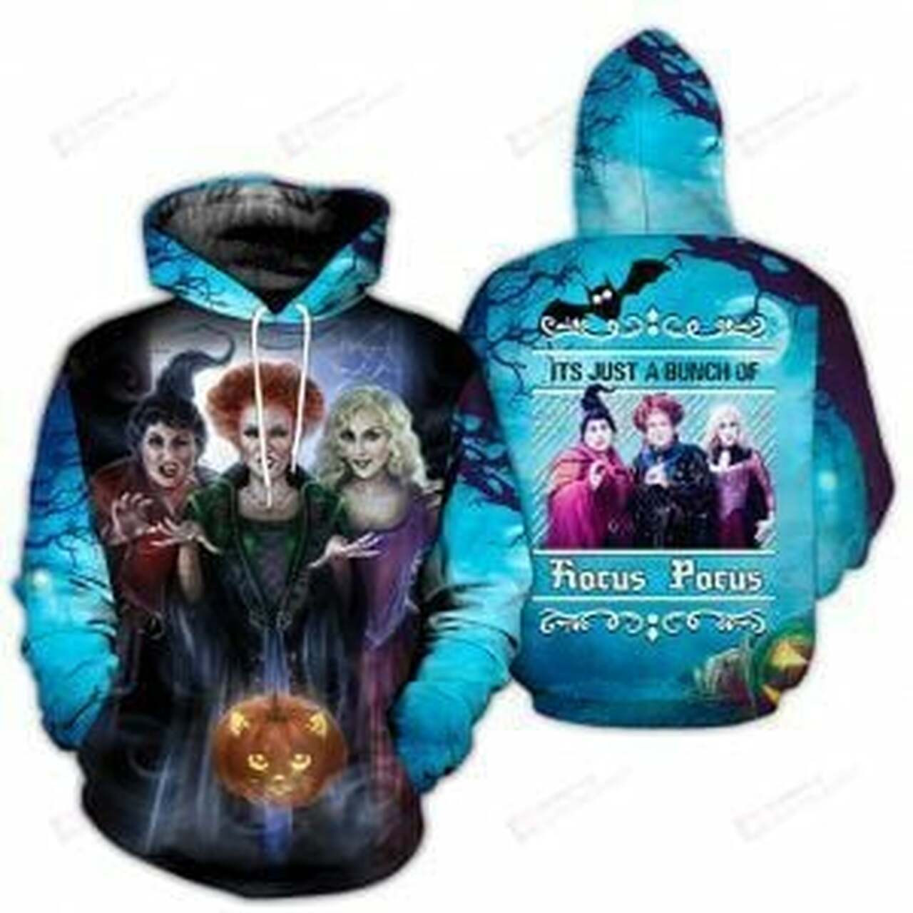 Its Just A Bunch Of Hocus Pocus 3d All Over Print Hoodie