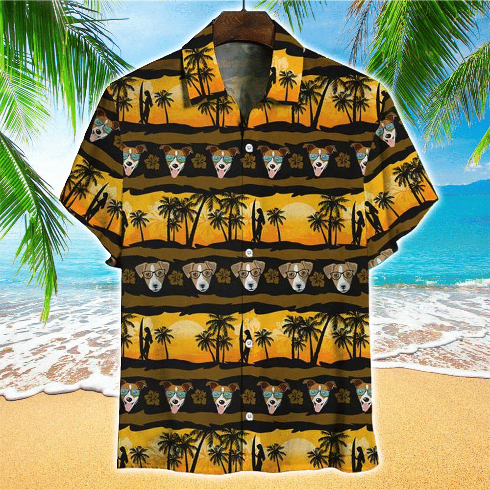 Jack Russell Hawaiian Shirt For Men Jack Russell Lover Gifts Shirt for Men and Women