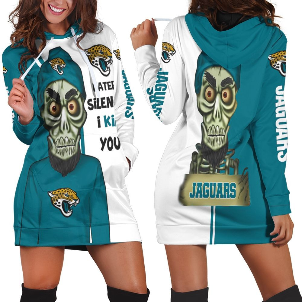 Jacksonville Jaguars Haters I Kill You 3d Hoodie Dress Sweater Dress Sweatshirt Dress