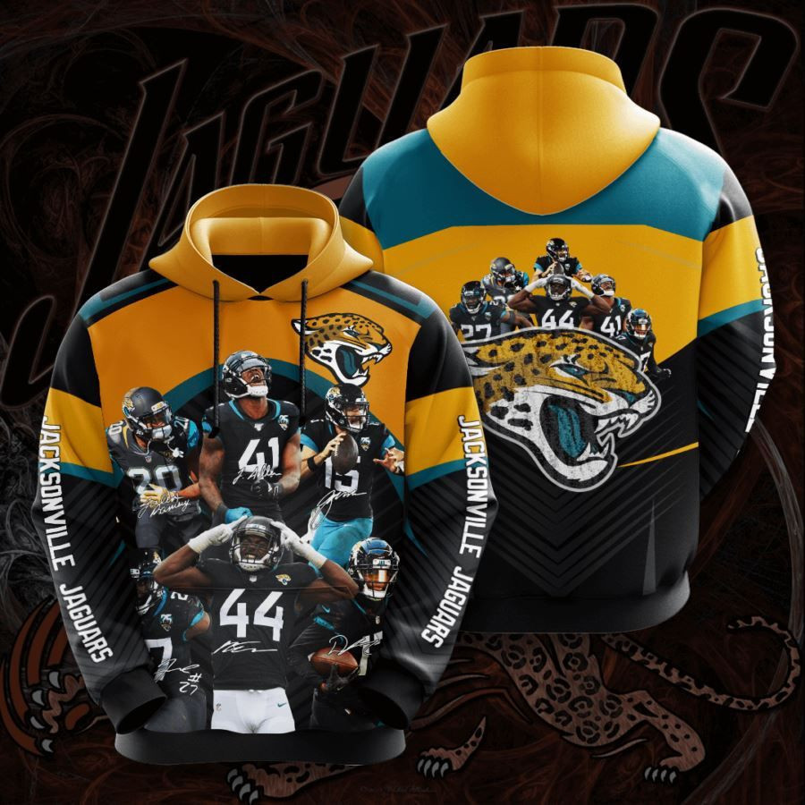 Jacksonville Jaguars No872 Custom Hoodie 3D All Over Print