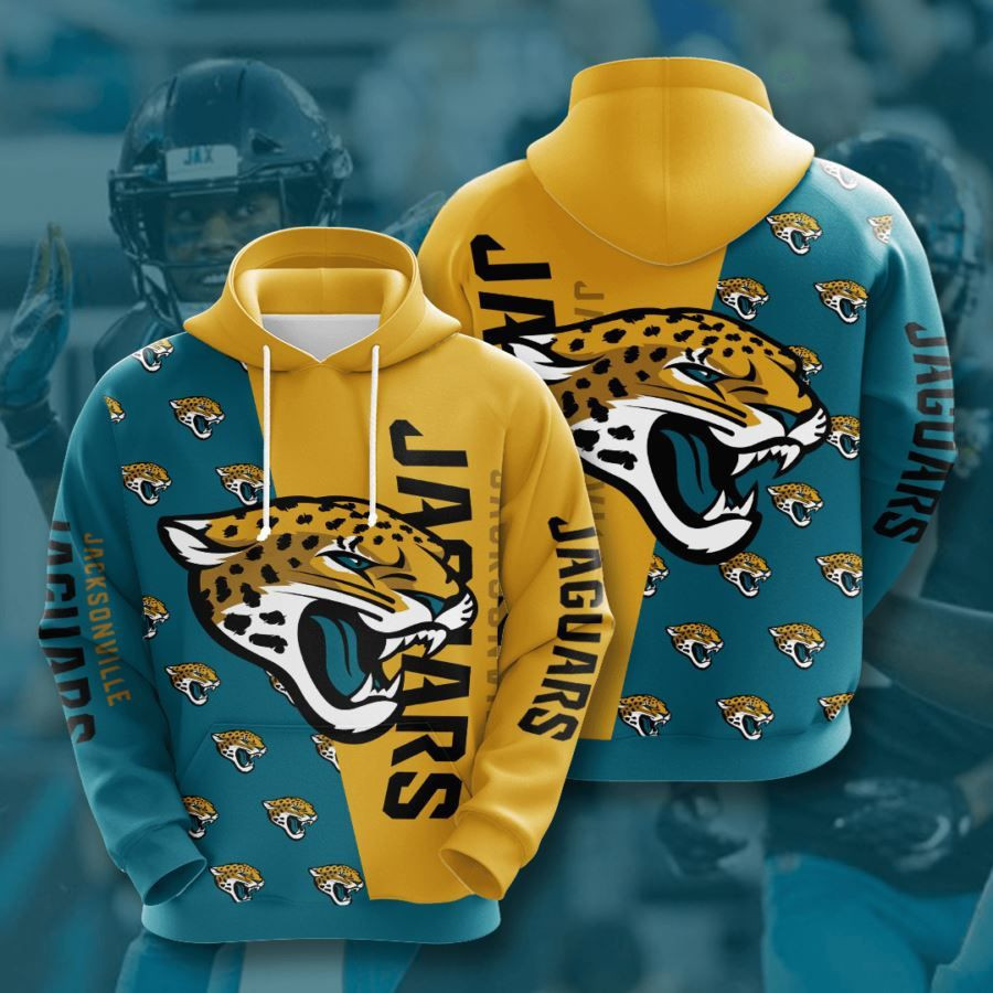 Jacksonville Jaguars No874 Custom Hoodie 3D All Over Print