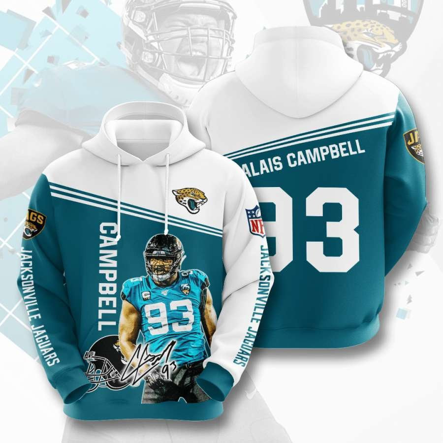 Jacksonville Jaguars No881 Custom Hoodie 3D