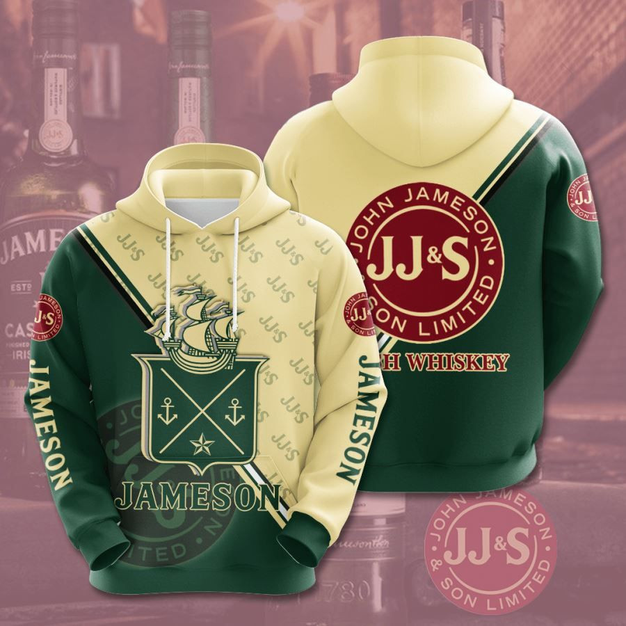 Jameson No887 Custom Hoodie 3D All Over Print