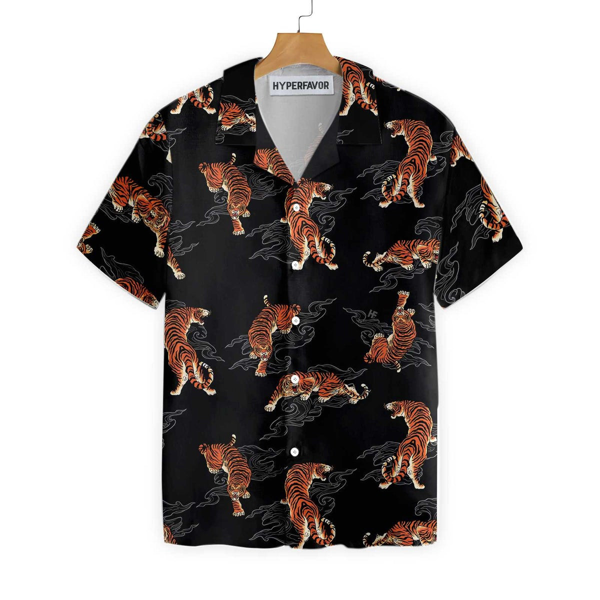Japanese Tiger Shirt For Men Hawaiian Shirt