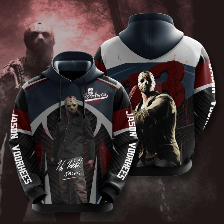 Jason Voorhees No888 Custom Hoodie 3D All Over Print