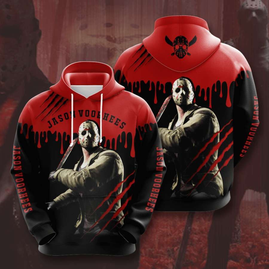 Jason Voorhees No890 Custom Hoodie 3D All Over Print