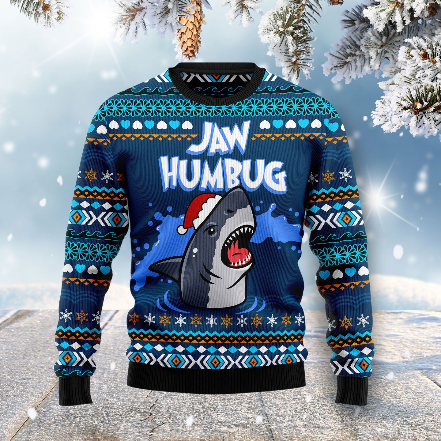 Jaw Humbug Ugly Christmas Sweater Ugly Sweater For Men Women