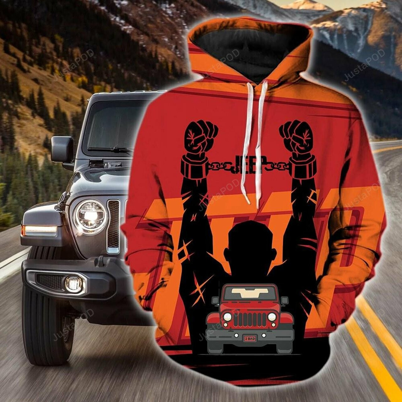 Jeep Lovers 3d All Print Hoodie