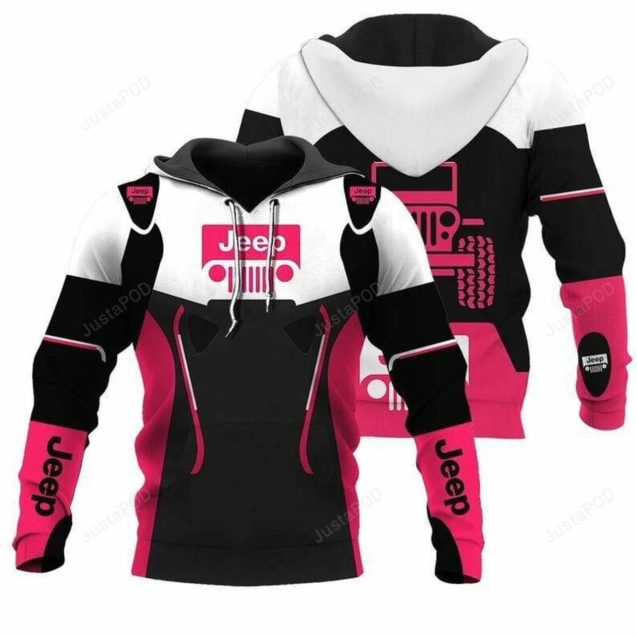 Jeep Pink Girl 3d All Print Hoodie