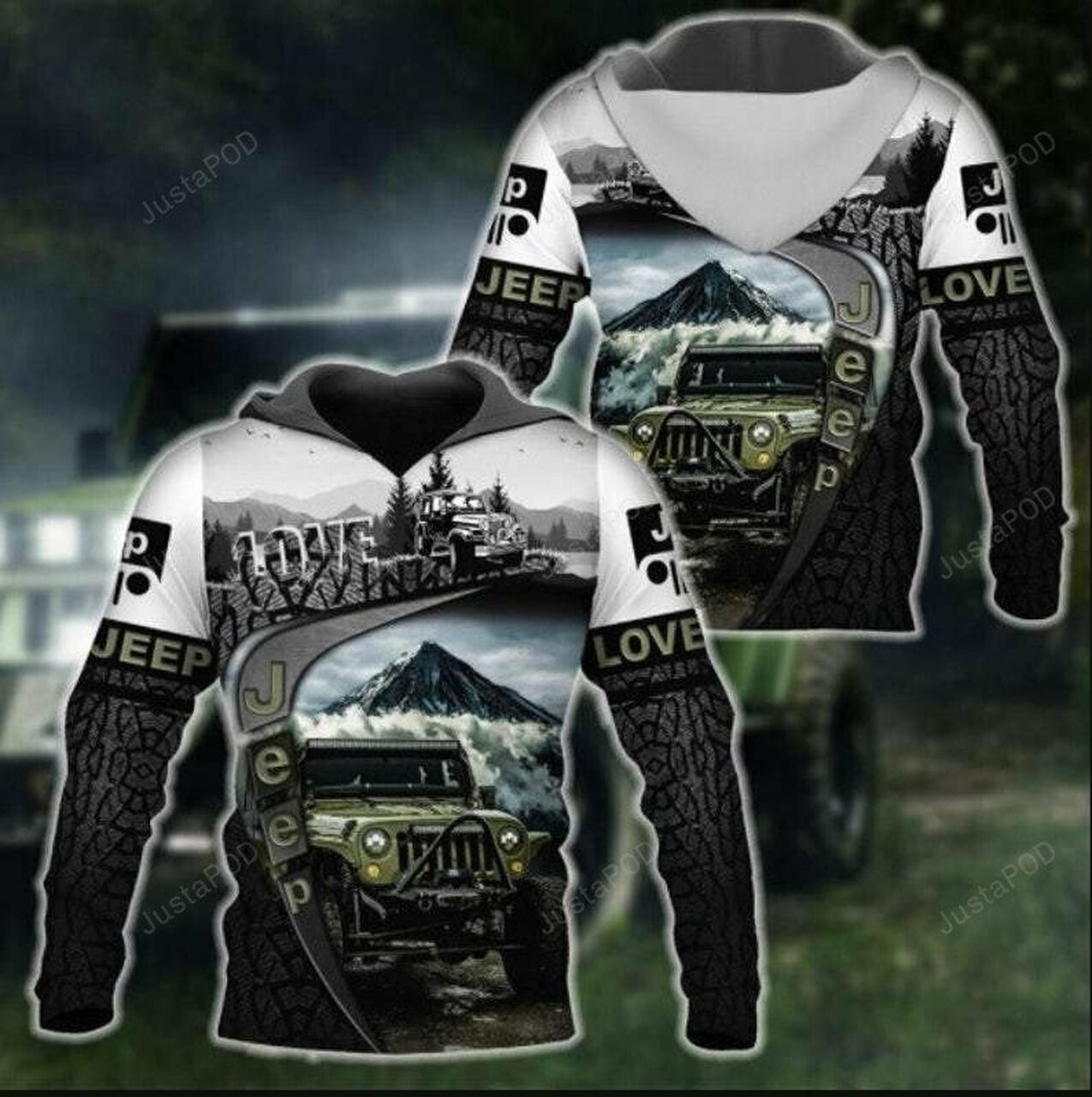 Jeep ampamp Mountain 3d All Print Hoodie